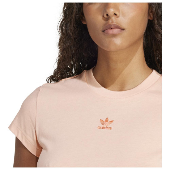 Adidas Γυναικεία κοντομάνικη μπλούζα Essentials Slim Tee